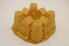 Silicone castle cake mould