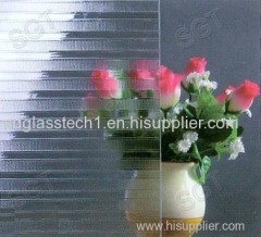 patterned glass for decoration