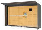 7 x 24 Hours Outdoor Water Proof Automated Parcel Locker Boxes Secured Electronic