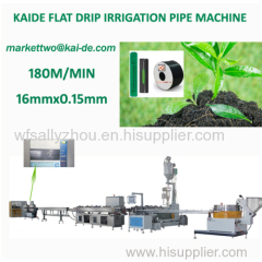 Machine to make drip irrigation pipe /KAIDE drip irrigation pipe making machine