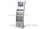 Advertising Display LCD Digital Media Signage with Brochure Holder FCC / CE / RoHS