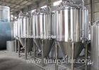 Dish Top Stainless Steel Conical Fermentation Tanks 2 - 5mm Thickness