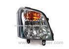 Black Housing Front Car Headlight Assembly For Gonow 6490 LED Head Light Cover