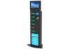 Electronic Locker Cell Phone Charging Station with 19&quot; Network Advertising Player