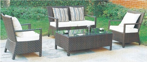 Outdoor patio sofa furniture sets in rattan material from P R C