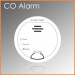 Battery powered automatic self check co detector