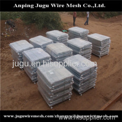 Metal folding collapsible wire mesh container