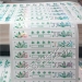 Destructible security eggshell stickers embossed with hologram foil