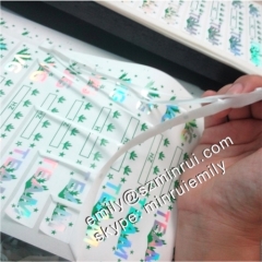 Custom Destructible Security Seal Eggshell Stickers With Hologram Foil Safty Special Security Destructive Labels