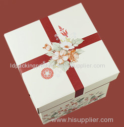 Beautiful paper gift box customized present packing gift box