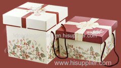 Beautiful paper gift box customized present packing gift box