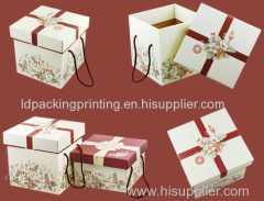 Beautiful paper gift box customized present packing gift box