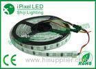 WS2801 DMX Weatherproof Addressable LED Strip Lights Chasing Color 32LEDs DC5V