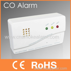 LCD display free standing co detection alarm