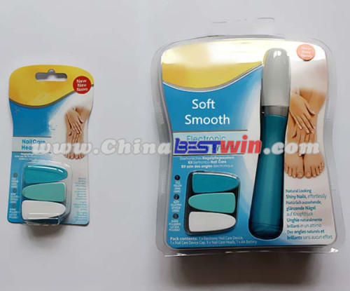 New SC011 Pedi Perfect Pedicure/Manicure Electronic Nail Care System--3 Refills With Original Package