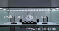 Low Alu led profiles with glass for shelf lighting