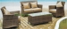 Wicker patio sofa set furniture rattan sofa set furniture supplier