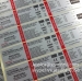 Factory Wholesale Silver Waterproof Removable Adhesive Sticker Blank Matt Silver PET Vinyl Stickers In Rolls