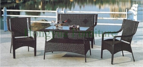 Two seater sofa set furniture wicker patio sofa furniture set