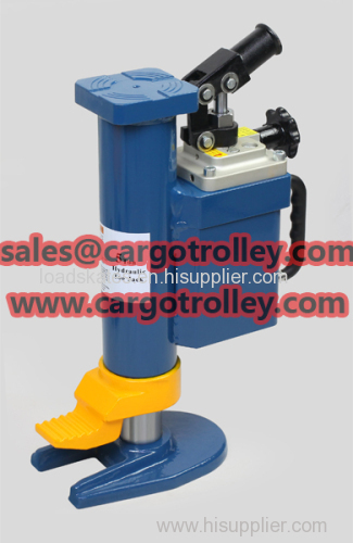 Hydraulic toe jack safety and durable