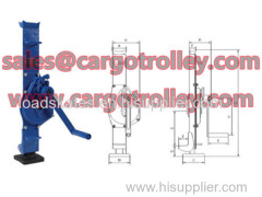 Rack jack manual instruction