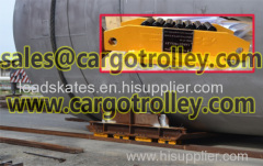 Cargo trolley applied on moving and handling works