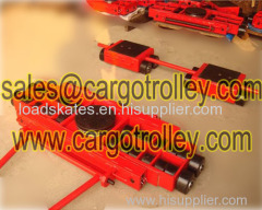 Machinery moving skates suitable for moving works