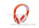 Colourful PC Silk Printing 3.5mm Plug Overhead Headphones With Mic