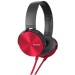 Sony MDRXB450 Extra Bass On-the-ear XB Foldable Headphones Red