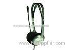 ODM OEM Computer Headsets HI FI Stereo Headphones ABS Materials 2.5m Cord