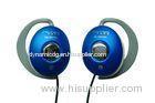 Computer Blue 30mm Speaker Ear Hook Headphones With SoftEarcups