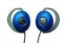Computer Blue 30mm Speaker Ear Hook Headphones With SoftEarcups