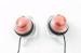 Pink Earhook Headphones / Earbuds / Earphones / Earpieces For PC