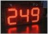 Digital Clock Remote Tri Color LED Gas Station Sign Ultra Thin High Brightness