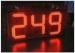 Digital Clock Remote Tri Color LED Gas Station Sign Ultra Thin High Brightness