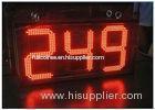 Digital Clock Remote Tri Color LED Gas Station Sign Ultra Thin High Brightness