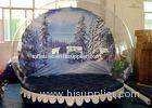 Personalized Christmas Inflatable Snow Globes Outdoors Clear Dome Tent