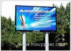 Aluminum Alloy / Steel Giant Advertising LED Screen Media Outdoor DIP P10