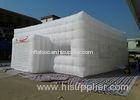 Waterproof White Inflatable Camping Tent 10mLX10mWX4.2mH Inflatable Event Tent