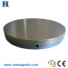 Round magnetic chuck suitable for brake rotor surfacing