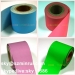 destructible security label materials/color fluorescent paper roll/color destructible paper