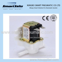 12V24V normally open/closed Plastic water solenoid valve quick connect valve with mounting