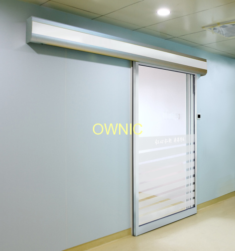 Good performance automatic ICU sliding glass door