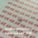 Brand Sticker/brand anti-counterfeit/self destructive vinyl labels