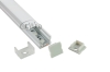 U type aluminium profile for led strips lighting