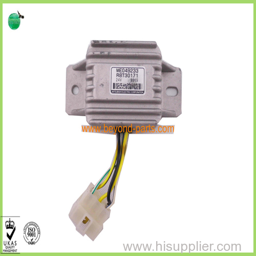 Caterpiller spare parts E320B excavator Misubishi relay ME049233 R8T30171