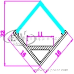 90 degree angle led aluminium angle profile led strip for cabinet or closet lighting