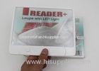 Panel LED Book Reading Lamp With 3X Magnifier / Full Page Magnifier Light