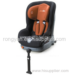 Baby car seats with one-pull adjustment