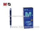 Promotional Colored Ballpoint Pens With Rubber Coated Barrel And Metal Clip